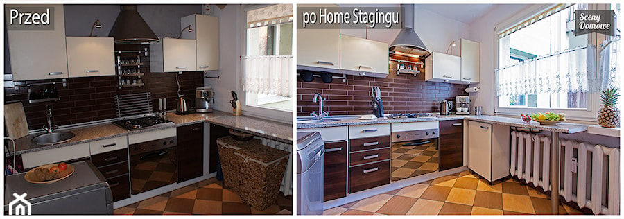 Home Staging, Katowice, ul. Józefowska - Kuchnia, styl nowoczesny - zdjęcie od Sceny Domowe - Home Staging w Małopolsce i na Śląsku