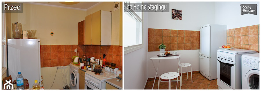 Home Staging mieszkania 2-pok. 36m2 w Krakowie - zdjęcie od Sceny Domowe - Home Staging w Małopolsce i na Śląsku