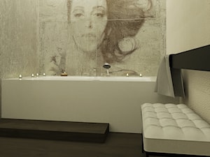 Łazienka z podwieszanym sufitem - zdjęcie od Kasmi3DInteriors