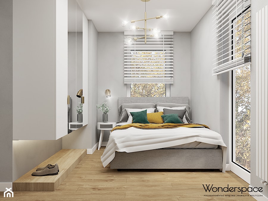Sypialnia, styl nowoczesny - zdjęcie od Wonderspace - studio projektowania wnętrz