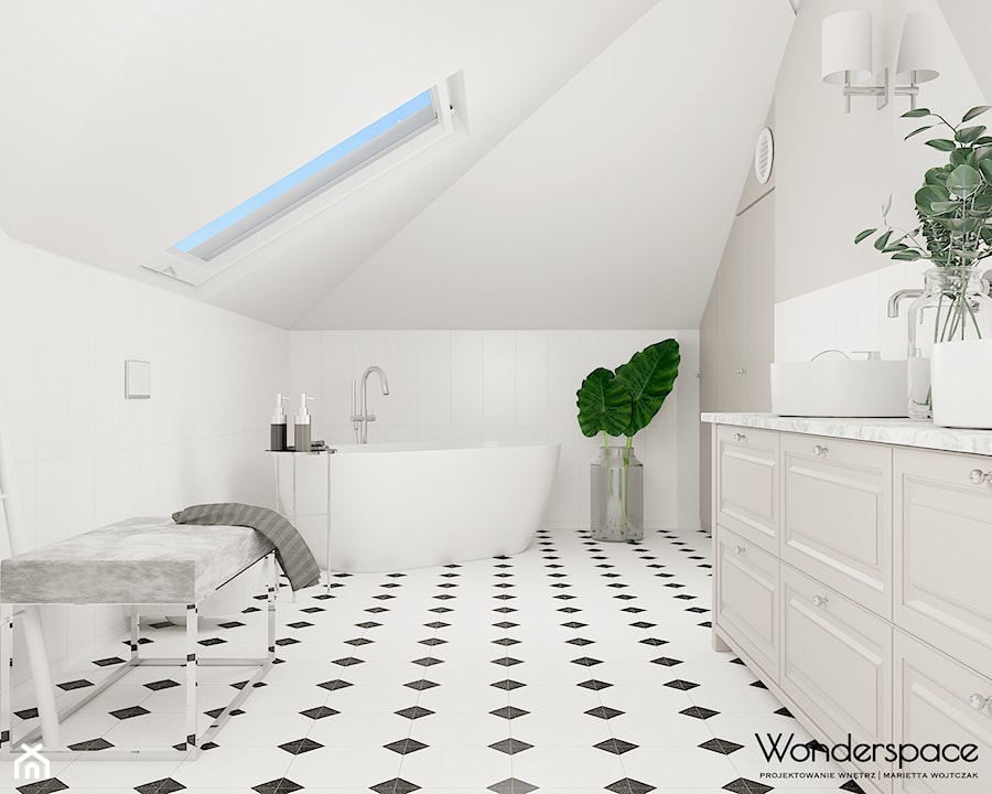 Łazienka, styl tradycyjny - zdjęcie od Wonderspace - studio projektowania wnętrz