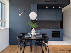 Trzy kolory- mieszkanie na wynajem - Jadalnia, styl glamour - zdjęcie od Wonderspace - studio projektowania wnętrz