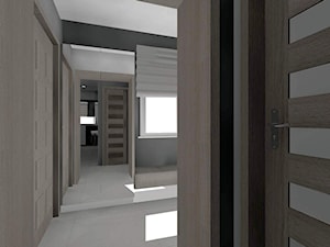 dom w beżach - Hol / przedpokój - zdjęcie od Art-Wnętrza Studio Projektowanie Architektury i Wnętrz