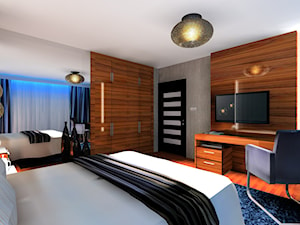 sypialnia 1 - Sypialnia - zdjęcie od Art-Wnętrza Studio Projektowanie Architektury i Wnętrz