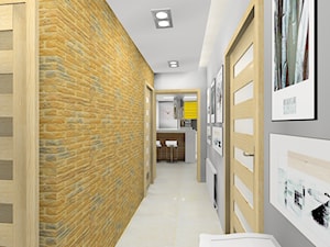 mieszkanie w żółciach - Hol / przedpokój - zdjęcie od Art-Wnętrza Studio Projektowanie Architektury i Wnętrz