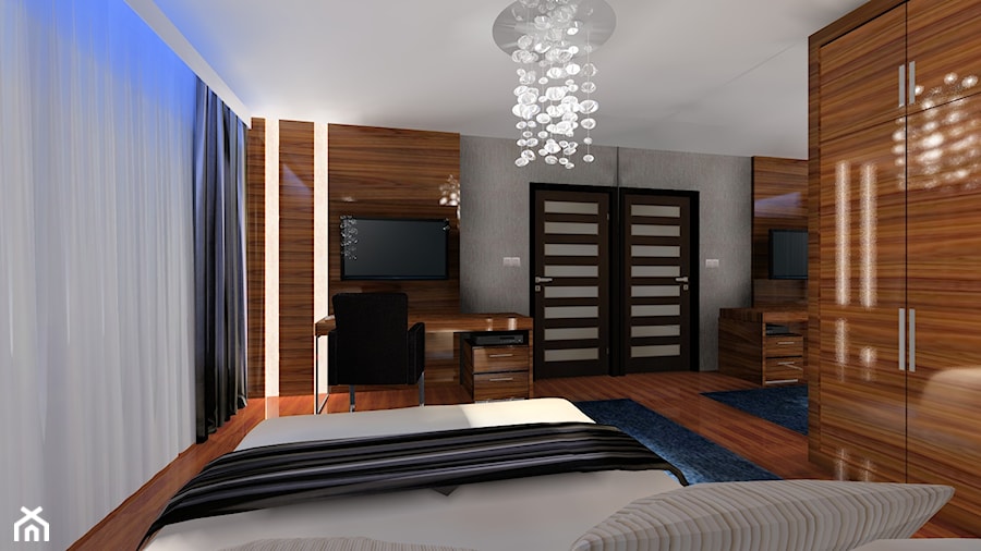 sypialnia 2 - Sypialnia - zdjęcie od Art-Wnętrza Studio Projektowanie Architektury i Wnętrz