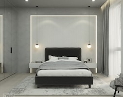 Zawsze BLACK & WHITE - Sypialnia, styl minimalistyczny - zdjęcie od LENA INTERIORS - Homebook