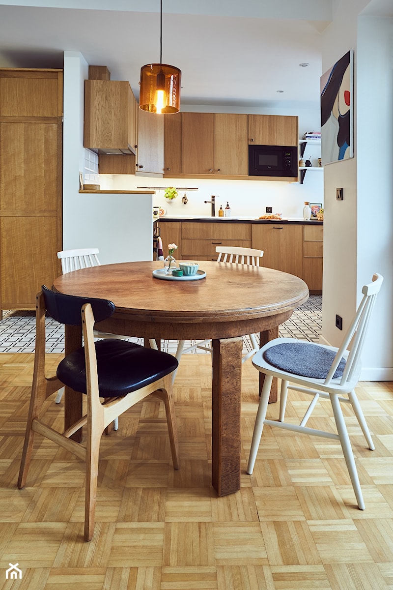 Salon z kuchnią, Gdańsk - Kuchnia, styl nowoczesny - zdjęcie od ALZA STUDIO