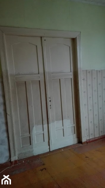 Drzwi przed i po renowacji - zdjęcie od Ewa Damazy - Homebook
