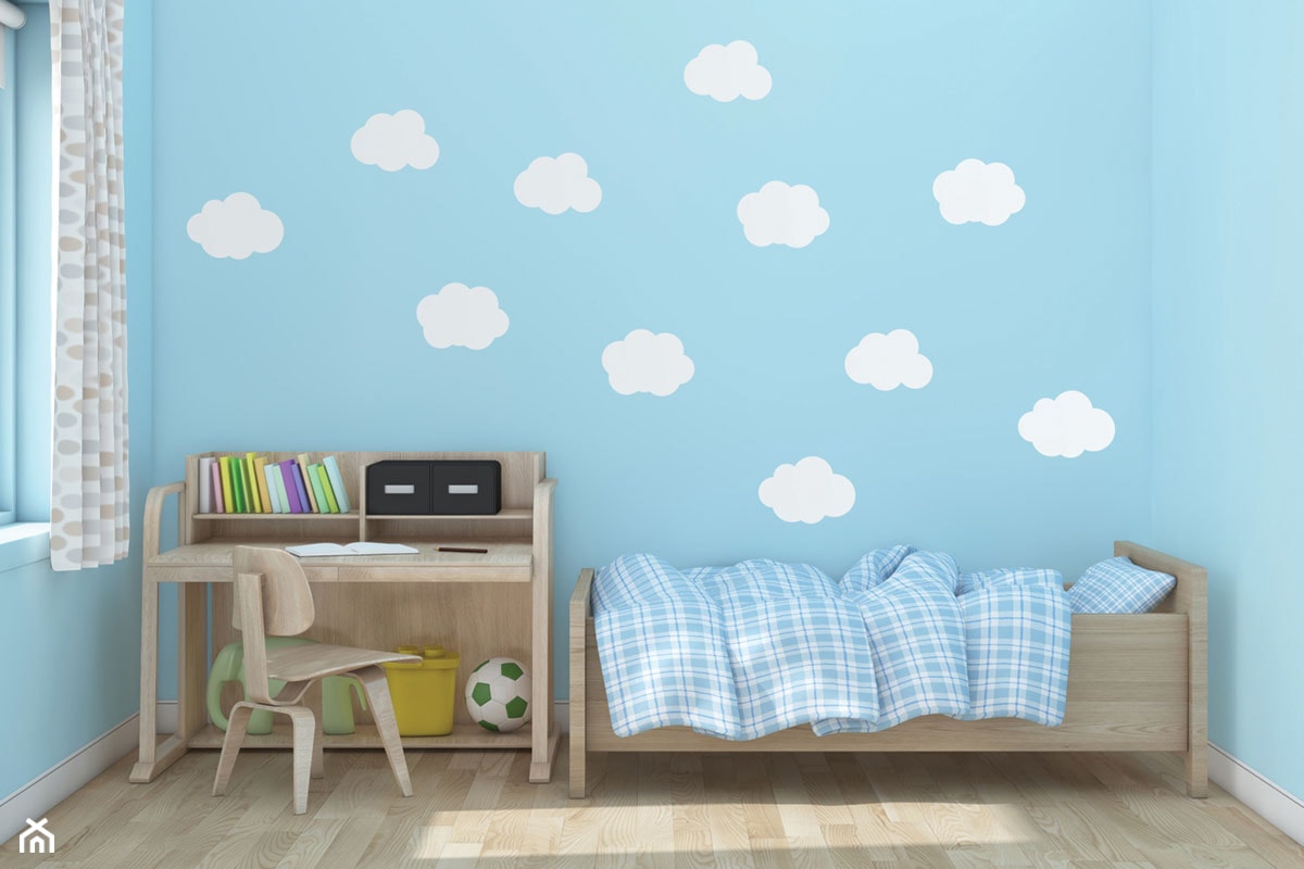 Naklejki ścienne chmurki do pokoju dziecka - zdjęcie od Jazami - Homebook