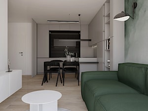 Projekt wnętrza mieszkania w Warszawie. - Salon, styl nowoczesny - zdjęcie od TIKA DESIGN