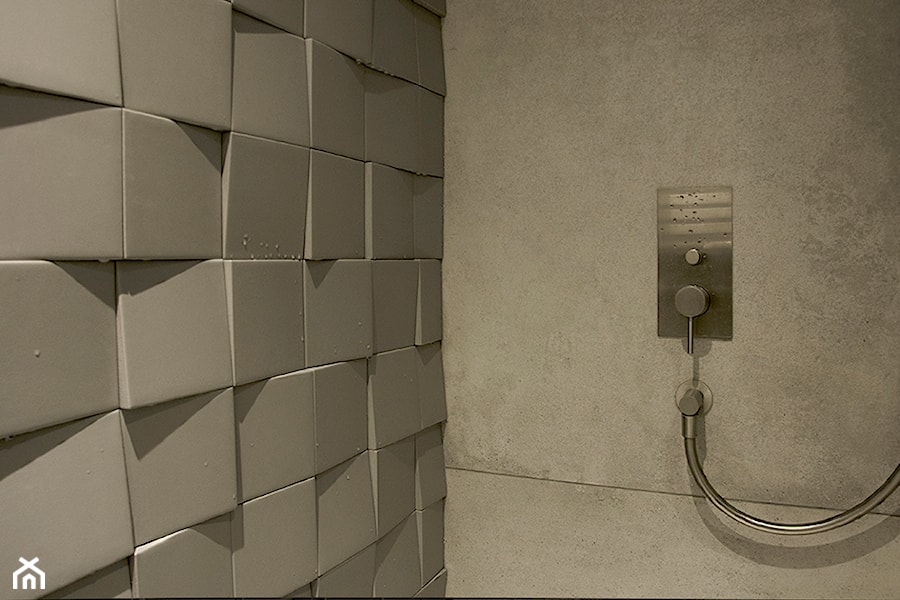APARTAMENT JK. W KRAKOWIE - Średnia łazienka, styl nowoczesny - zdjęcie od TIKA DESIGN