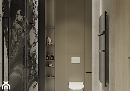 MIESZKANIE JG, BIELSK0-BIAŁA - Średnia łazienka, styl minimalistyczny - zdjęcie od TIKA DESIGN