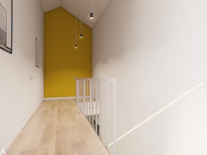 Projekt wnętrza domu jednorodzinnego w Chrzanowie, 180 m2 - Średni biały hol / przedpokój, styl nowoczesny - zdjęcie od TIKA DESIGN