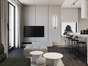 Apartament 02 - Salon, styl nowoczesny - zdjęcie od TIKA DESIGN