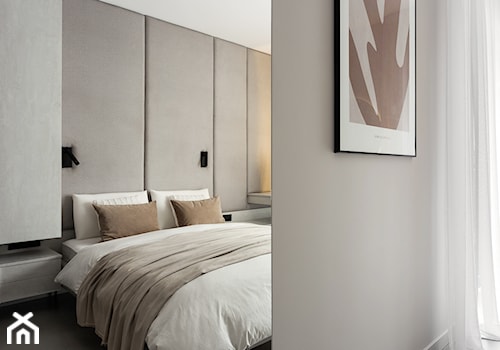 MIESZKANIE EJ, BIELSKO-BIAŁA - Sypialnia, styl minimalistyczny - zdjęcie od TIKA DESIGN