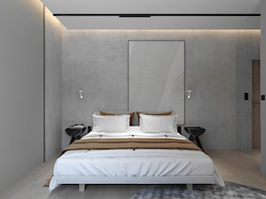 DOM WH, BIELSKO-BIAŁA - Sypialnia, styl minimalistyczny - zdjęcie od TIKA DESIGN