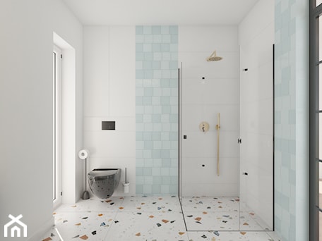 Aranżacje wnętrz - Łazienka: Projekt łazienki przy sypialni w domu jednorodzinnym w Wieliszewie - Taide. Przeglądaj, dodawaj i zapisuj najlepsze zdjęcia, pomysły i inspiracje designerskie. W bazie mamy już prawie milion fotografii!