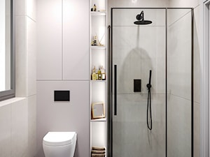 Nowoczesna niebieska łazienka - zdjęcie od Smart Design
