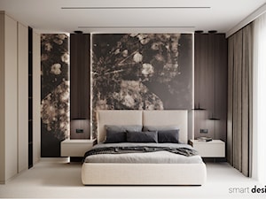 Nowoczesna sypialnia w kobiecym stylu - zdjęcie od Smart Design