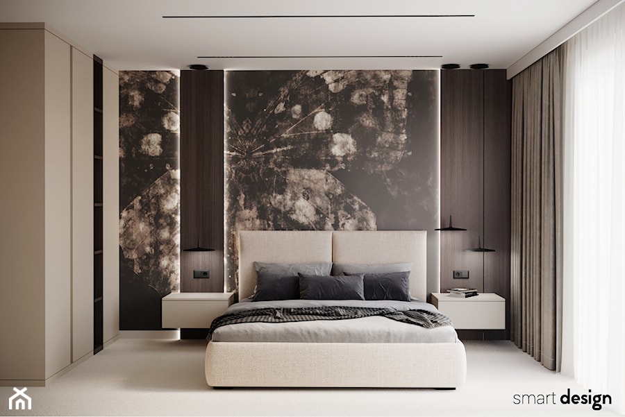 Nowoczesna sypialnia w kobiecym stylu - zdjęcie od Smart Design