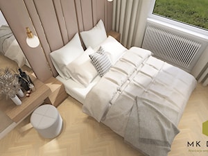 Sypialnia w beżach - zdjęcie od MK Design Marta Kacprzak