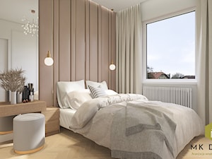 Sypialnia w beżach - zdjęcie od MK Design Marta Kacprzak