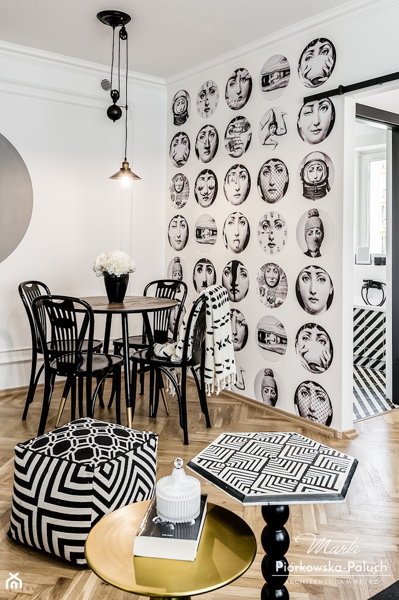 Fornasetti Love - Jadalnia - zdjęcie od Architektura Wnętrz Marta Piórkowska-Paluch