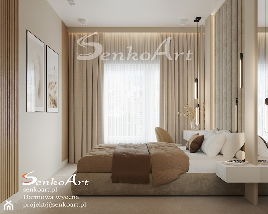 Główna sypialnia - zdjęcie od SenkoArt Design