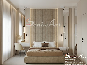 Sypialnia nowoczesna - zdjęcie od SenkoArt Design