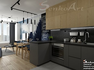 Projekt kuchni w mieszkaniu - zdjęcie od Senkoart Design