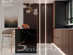 Projekt kuchni z elementami drewna - zdjęcie od SenkoArt Design