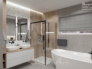 Aranżacja łazienki skandynawskiej - zdjęcie od SenkoArt Design