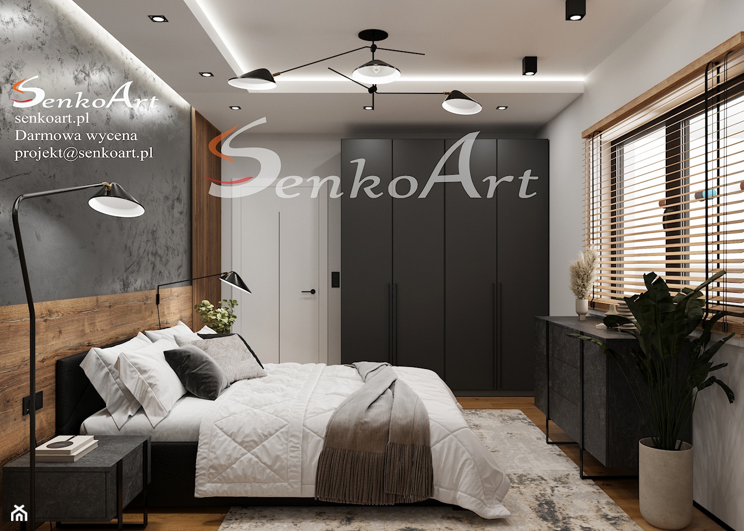 Wystrój sypialni - zdjęcie od SenkoArt Design - Homebook
