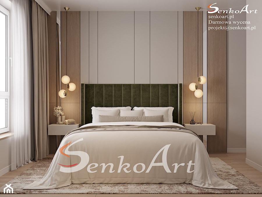 Projekt sypialni - zdjęcie od SenkoArt Design