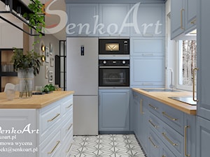Kuchnia z salonem - zdjęcie od SenkoArt Design