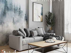 Projekt Salonu w Mieszkaniu - Skandynawski Styl - zdjęcie od Senkoart Design