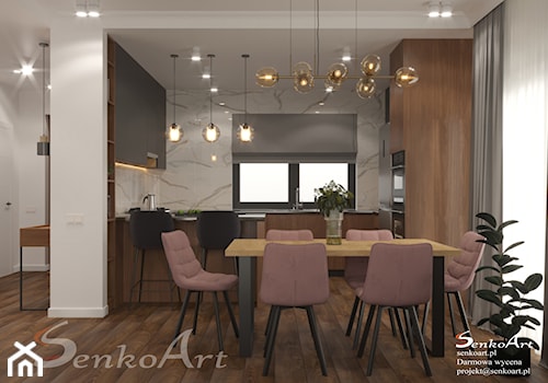 Projekt jadalni w domu dla rodziny - zdjęcie od SenkoArt Design