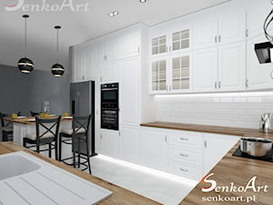 Projekt Skandynawskiej Kuchni - zdjęcie od Senkoart Design