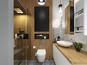 Projekt małej łazienki - zdjęcie od Senkoart Design