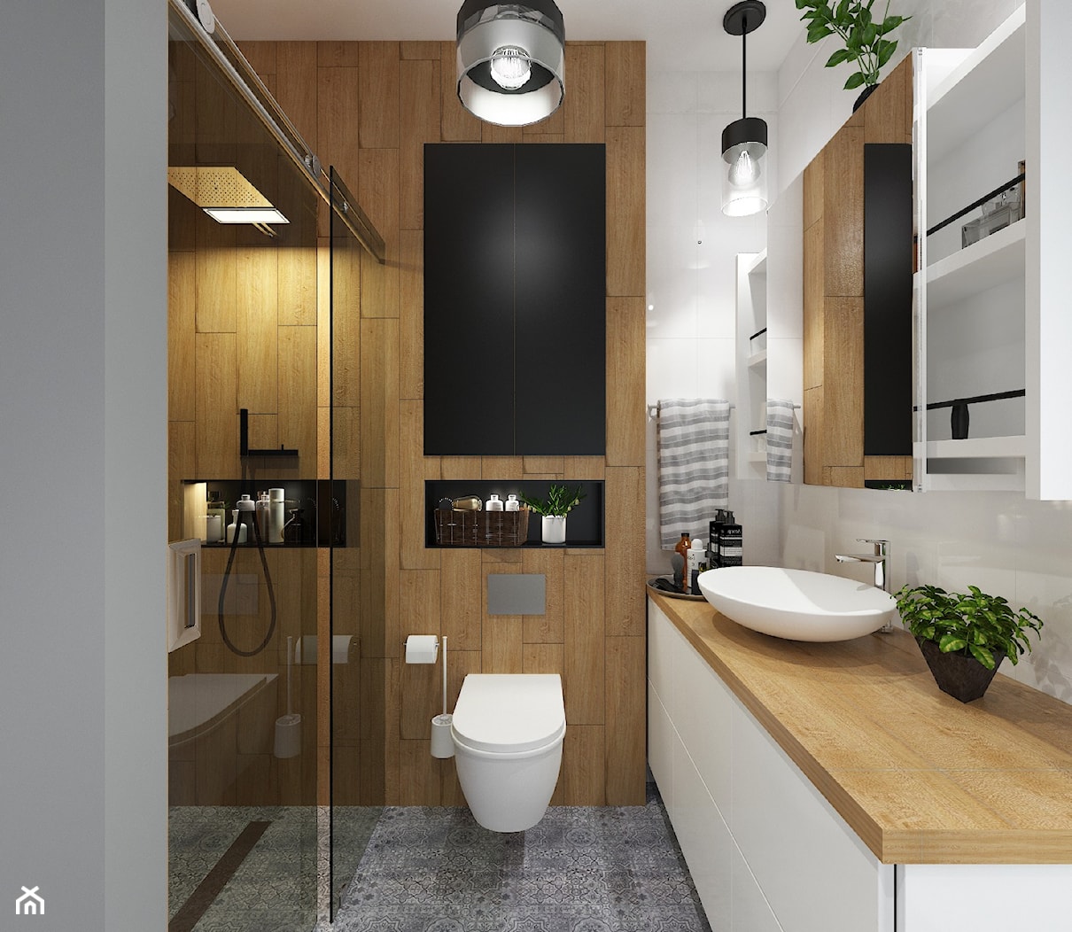 Projekt małej łazienki - zdjęcie od SenkoArt Design - Homebook