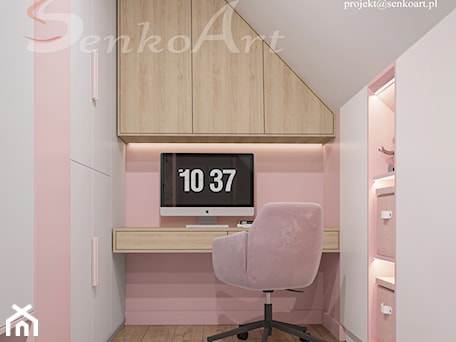 Aranżacje wnętrz - Pokój dziecka: Pokój dla dziewczynki w różowym kolorze - SenkoArt Design. Przeglądaj, dodawaj i zapisuj najlepsze zdjęcia, pomysły i inspiracje designerskie. W bazie mamy już prawie milion fotografii!