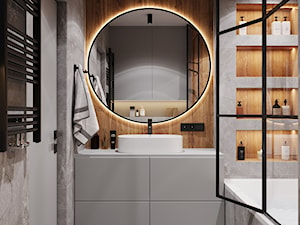 Łazienka z podświetleniem LED - zdjęcie od SenkoArt Design