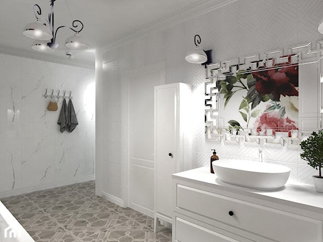 Aranżacja łazienki (Wizualizacja 3D)