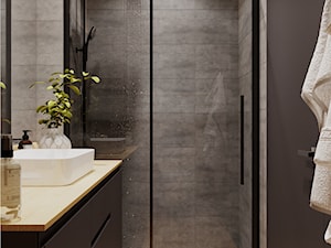 Łazienka w domu zaprojektowana w nowoczesnym stylu - zdjęcie od Senkoart Design