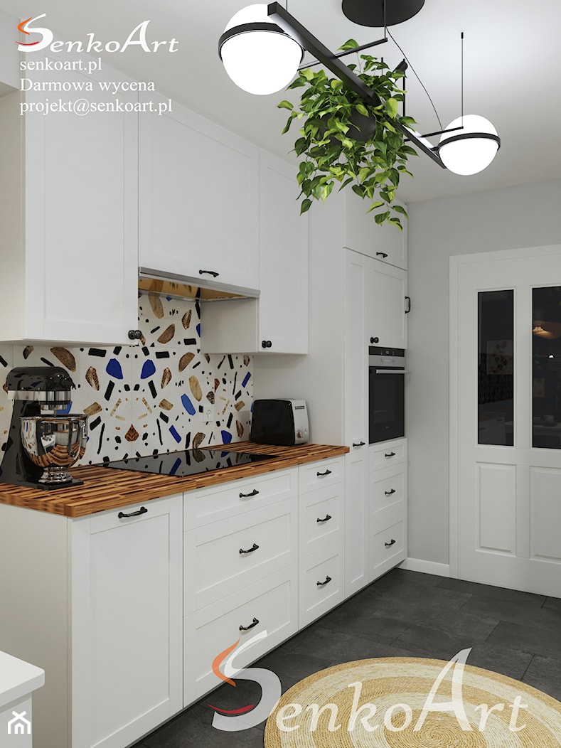 Biała kuchnia IKEA - zdjęcie od SenkoArt Design - Homebook