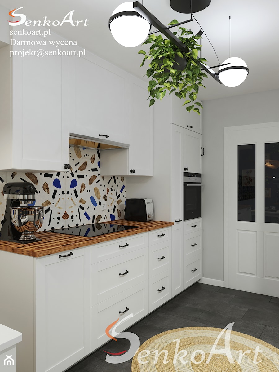 Biała kuchnia IKEA - zdjęcie od SenkoArt Design