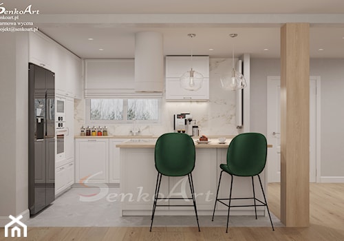 Kuchnia biała - zdjęcie od SenkoArt Design