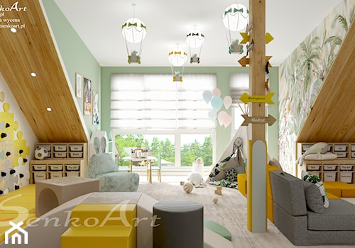 Pokój dziecka na poddaszu - zdjęcie od SenkoArt Design