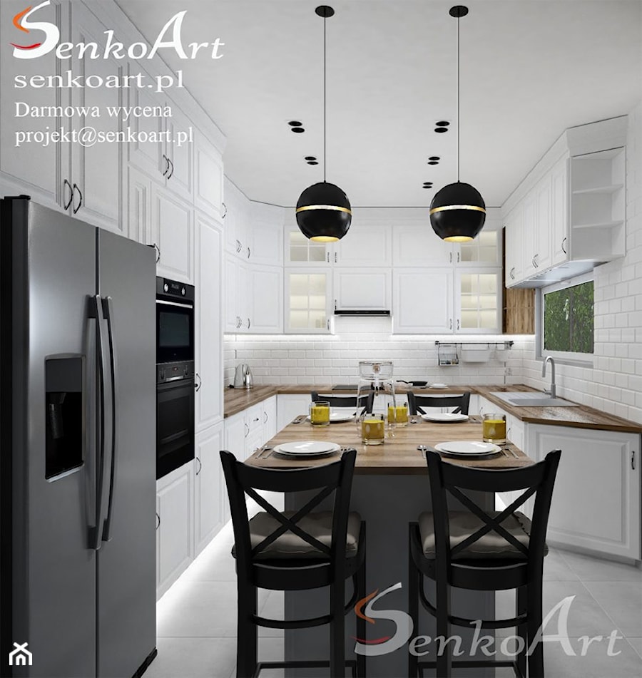 Projekt Skandynawskiej Kuchni - zdjęcie od SenkoArt Design